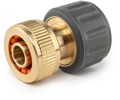 Greita jungtis 1/2" su STOP funkcija Bradas BRASS SOFT, žalvaris
