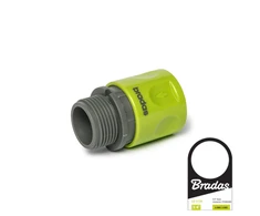 Greita jungtis su išoriniu sriegiu 3/4" Bradas LIME LINE