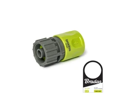 Greita jungtis su vidiniu sriegiu 3/4" Bradas LIME LINE su STOP funkcija