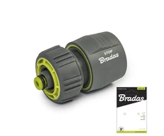 Greita jungtis žarnai 1/2" Bradas LIME LINE SOFT su STOP funkcija