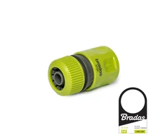Greita jungtis žarnai 1/2" Bradas LIME LINE su STOP funkcija