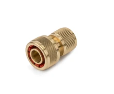 Greita jungtis žarnai 3/4" Bradas BRASS su STOP funkcija