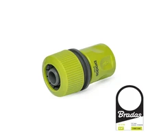 Greita jungtis žarnai 3/4" Bradas LIME LINE su STOP funkcija