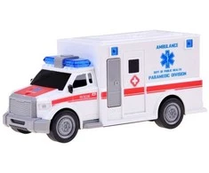 Greitosios pagalbos automobilis su garsais ir šviesom