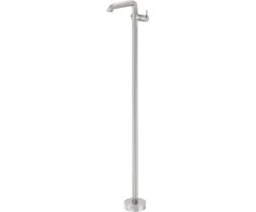 Grindinis praustuvo maišytuvas Deante Silia BQS_F2KK, Brushed steel