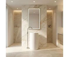 Grindinis praustuvo maišytuvas Rea Lungo, Brushed Nickel