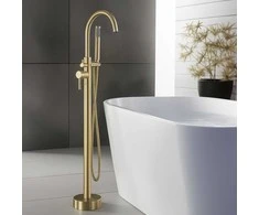Grindinis vonios maišytuvas REA Lungo, Brushed Gold