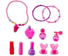 Grožio rinkinys lagamine 2in1 "Vienaragis", rožinis