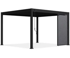 Horizontalios žaliuzės pavėsinėms Pergola ELEGANCE/DELUXE/FUSION 1.3 m, Anthracite (123.5 cm)