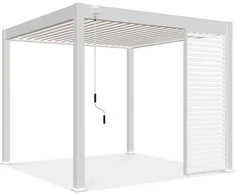 Horizontalios žaliuzės pavėsinėms Pergola ELEGANCE/DELUXE/FUSION 1 m, Baltas (93 cm)