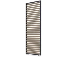 Horizontalių žaliuzių sienelė pavėsinėms Pergola ELEGANCE/DELUXE/FUSION 1 m, Woodgrain (93 cm)