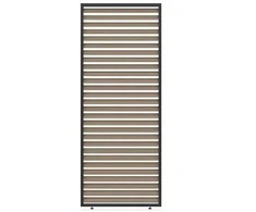 Horizontalių žaliuzių sienelė pavėsinėms Pergola ELEGANCE/DELUXE/FUSION 1 m, Woodgrain (93 cm)