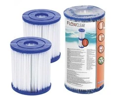 I tipo filtro kasetės 1249 l/val. Bestway, 2 vnt.