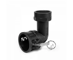IBC alkūnė Bradas Camlock Type D lizdas su vidiniu sriegiu 2" - PP