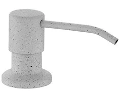 Įmontuojamas skysto muilo dozatorius Mexen Oval, 320 ml, Baltas granite
