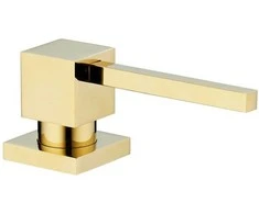 Įmontuojamas skysto muilo dozatorius Mexen Cube, 320 ml, Gold