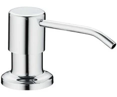 Įmontuojamas skysto muilo dozatorius Mexen Oval, 320 ml, Chrome