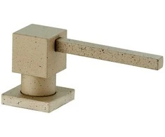 Įmontuojamas skysto muilo dozatorius Mexen Cube, 320 ml, rusvai gelsvas granite