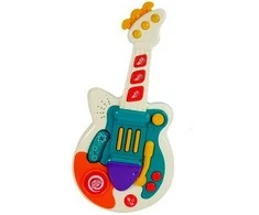 Interaktyvi gitara su garsais ir šviesomis