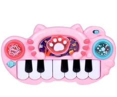 Interaktyvus muzikinis pianinas vaikams, rožinis