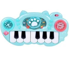 Interaktyvus muzikinis pianinas vaikams, mėlynas