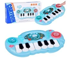 Interaktyvus muzikinis pianinas vaikams, mėlynas