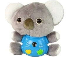 Interaktyvus pliušinis žaislas Koala, pilka