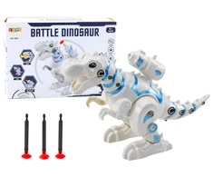 Interaktyvus Robotas Dinozauras su efektais, baltas