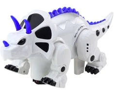 Interaktyvus robotas dinozauras Triceratopsas su nuotolinio valdymo pultu