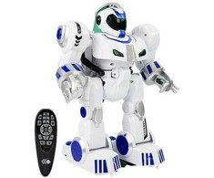 Interaktyvus robotas su nuotolinio valdymo pultu