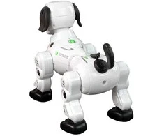 Interaktyvus šuniukas robotas su nuotolinio valdymo pultu