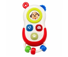 Interaktyvus telefonas vaikams su garso ir šviesos efektais