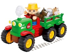 Interaktyvus traktorius su ūkininko ir gyvūnų figūrėlėmis "Farmer Fun Truck"