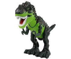 Interaktyvus ugnimi alsuojantis dinozauras, žalias