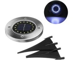 Įsmeigiamas soliarinis sodo šviestuvas 16 LED