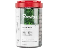 Išsitempianti laistymo žarna su priedais Bradas Baltas Line SECRET DOTS, 12 m