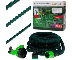 Išsitempianti sodo žarna su purkštuku 7,5m-22,5m