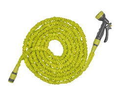 Išsitempianti sodo žarna su purkštuku Bradas Trick Hose 15m-45m, žalsva