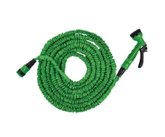 Išsitempianti sodo žarna su purkštuku Bradas Trick Hose 10m-30m, žalia