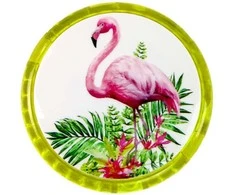 Jojo žaidimas su flamingo motyvu, geltonas