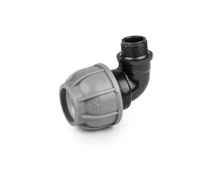 Jungtis alkūnė Bradas PE vamzdžiams 40mm / 6/4" išor.sr., PN10