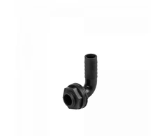 Jungtis alkūnė Bradas PIN LUG PP su veržle ir tarpikliu, 3/4" išor.sr. - 3/4" žarnai