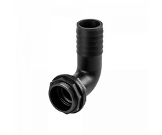 Jungtis alkūnė Bradas PIN LUG PP su veržle ir tarpikliu, 2" išor.sr. - 2" žarnai