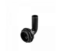 Jungtis alkūnė Bradas PIN LUG PP su veržle ir tarpikliu, 2" išor.sr. - 1 1/4" žarnai