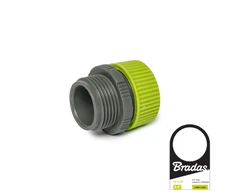 Jungtis žarnai 1/2" su perėjimu į 3/4" Bradas LIME LINE