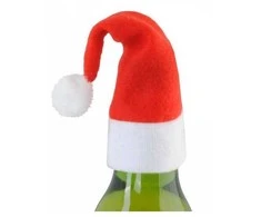 Kalėdinė dekoracija Kalėdų Senelio mini kepurė, 10 vnt.
