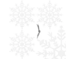 Kalėdinė dekoracija Snaigės, 12 cm, 3 vnt.