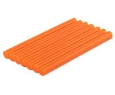 Orange Karštų klijų lazdelės Bradas, 11x150 mm, oranžinis, 7 vnt.