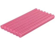 Karštų klijų lazdelės Bradas, 11x150 mm, pink, 7 vnt.