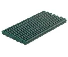Karštų klijų lazdelės Bradas, 7x100 mm, žalias, 7 vnt.